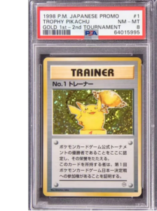 1998 Trophy Pikachu Gold