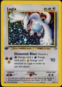 2000 Pokemon Neo Genesis 1st Edition Holo Lugia