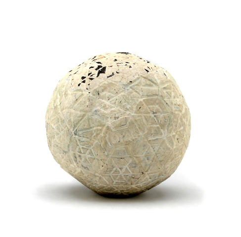 A Willie Park Junior 'Park Royal' gutta-percha golf ball circa 1896