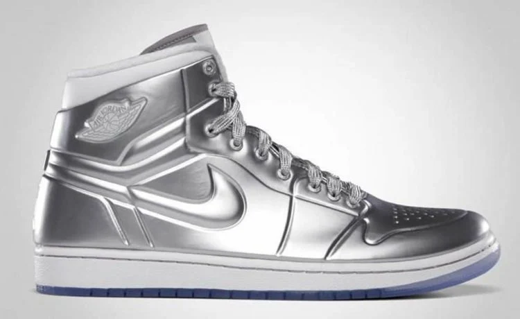 Air Jordan Silver Shoes