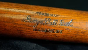 Babe Ruth’s Bat from His First Home Run at Yankee Stadium