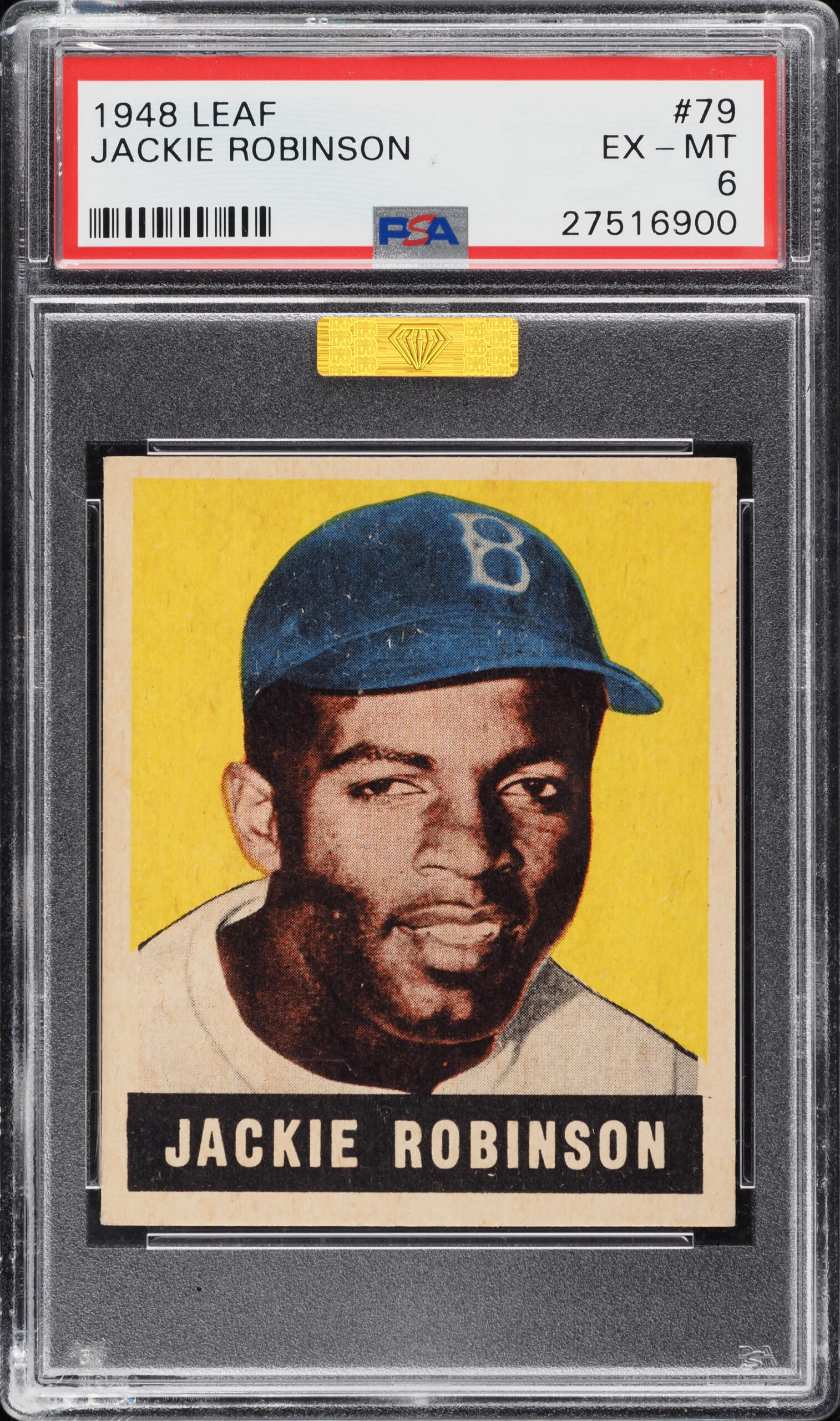 Jackie Robinson 1948 Leaf