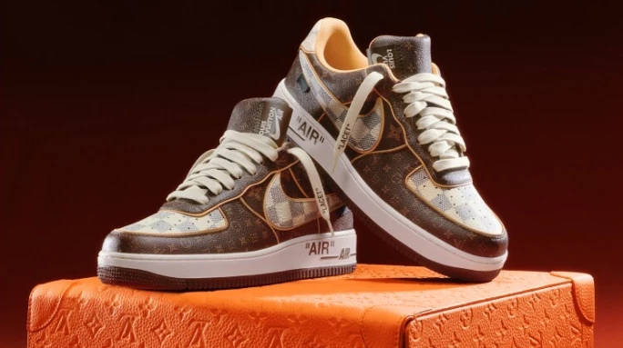 Louis Vuitton and Nike Air Force 1 by Virgil Abloh