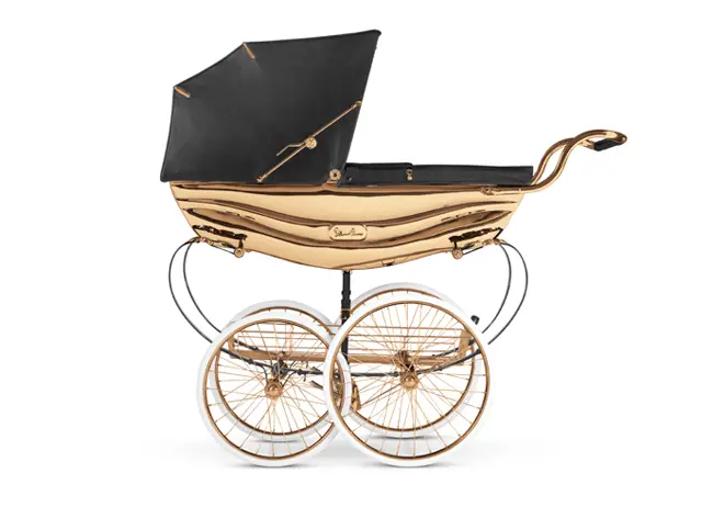 Silver Cross Rose Gold Balmoral Pram