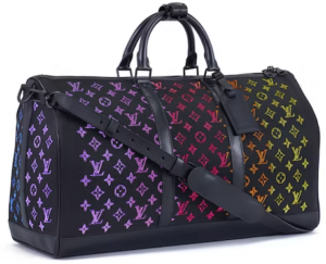 The Monogram Jacquard Optic Fiber Woven Light Bag